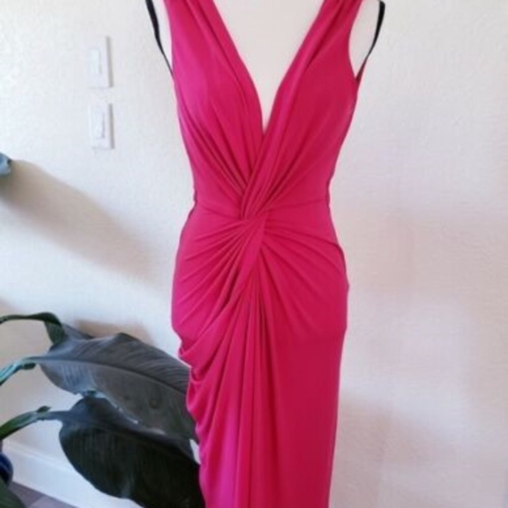 Hot pink goddess dress
